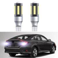 2ชิ้นสำหรับ Honda Civic 2018 2023 2023 2023 2023รถซีดานมอเตอร์เป่าลมร้อน Led สำรอง Canbus หลอดไฟถอย