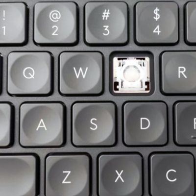 อะไหล่ฝาครอบกุญแจและกรรไกรคลิปและบานพับสำหรับงานฝีมือ Logitech คีย์ MX Keyboard อุปกรณ์แป้นพิมพ์สีกราไฟท์ขนาดเล็ก