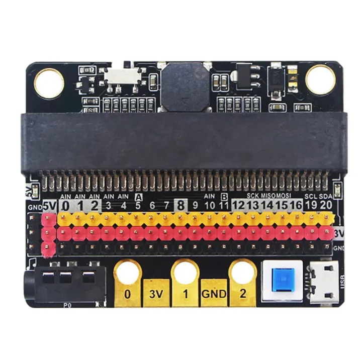 For Microbit Expansion Board IO BIT V2.0 Micro:Bit Horizontal Adapter ...