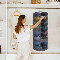 Hanging Non-Woven Door And Wall Neatly Not Storage Bag Hat Double Arranged Baseball Rack Display