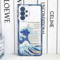 1เคสเหมาะสำหรับ Samsung Galaxy A52 A54 A53 A73 S20 S21 FE บวก S23 S22คลื่นใหญ่พิเศษฝาครอบศิลปะ Kanhokusai ที่สวยงาม