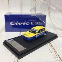 อาวุธบนท้องถนน1:64โมเดลรถ Civic V5 EG6รถหล่อขึ้นรูปด้วยโลหะผสม-No.95ช้อน