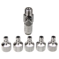 Durable Alloy Metal Airbrush Quick Release Coupling Disconnect Connector Adapter Standard 1/8 inch Plug Fitting HS941