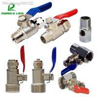 1/4 OD Tube to 1/4 male BSP Inlet Tee Ball Valve swhich connector3/8 1/2 External thread to Water purifier direct connector