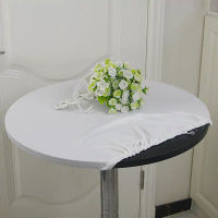 BlackWhiteBlueRed Round Table Cover Spandex Lycra Stretch Tablecloth Wedding Party Event Ho Home Table Cloth Decorations