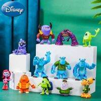 12ชิ้น Monsters Inc ตัวเลขการกระทำไมค์เจมส์ P. ซัลลิแวนแรนดอลโบกส์โมเดลรูปอนิเมะพีวีซีของขวัญของเล่นเด็กแอ็กชันฟิกเกอร์