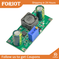 Foriot  แผงวงจรสเต็ปดาลงแรงดันสูงปรับได้โมดูลตัวแปลงไฟฟ้า1.25V-48V หม้อแปลงสเต็ปดาน