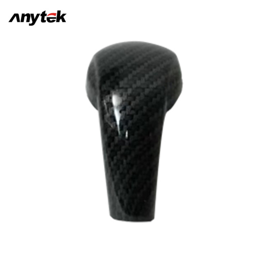 Anytek carbon fiber in bánh răng shift shift cover trim cho mazda 2 3 6 - ảnh sản phẩm 2