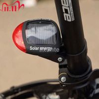 ◑✼ Cycling Solar Bike Taillight Solar Power Energy LED Bicycle Rear Light Safety Warning Light Bicycle Accessories Riding Equipment