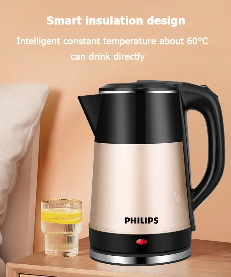 2.5L 1500W Electric Kettle Hot Water Tea Kettle with Temperature