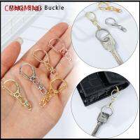 CONGMING 10Pcs การทำเครื่องประดับ แหวนแยก อุปกรณ์เสริมอะไหล่กระเป๋า ปลอกคอ Carabiner Snap กุ้งก้ามกราม ตะขอ สายรัดกระเป๋า