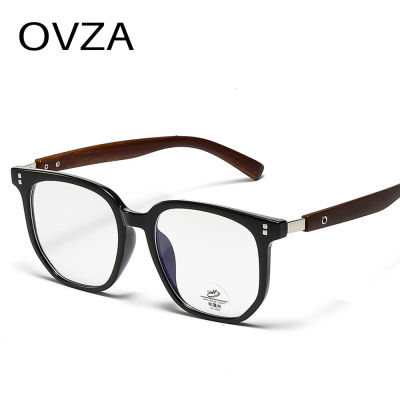 OVZA แว่นตาป้องกันแสงสีฟ้าแฟชั่นกรอบแว่นตา TR90ผู้ชายผู้หญิง S5088แว่นตาคอมพิวเตอร์สี่เหลี่ยม