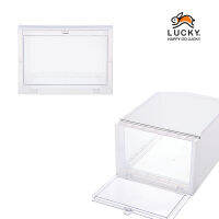 LUCKY HOME กล่องรองเท้าแบบเปิดฝาหน้าใส 28 x 35.6 x 20.5 cm LF-128