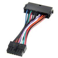 【Trending】 สำหรับ IBM Q77 B75 A75เมนบอร์ด18AWG สายไฟคุณภาพสูง ATX 24pin To 14pin อะแดปเตอร์สายไฟ