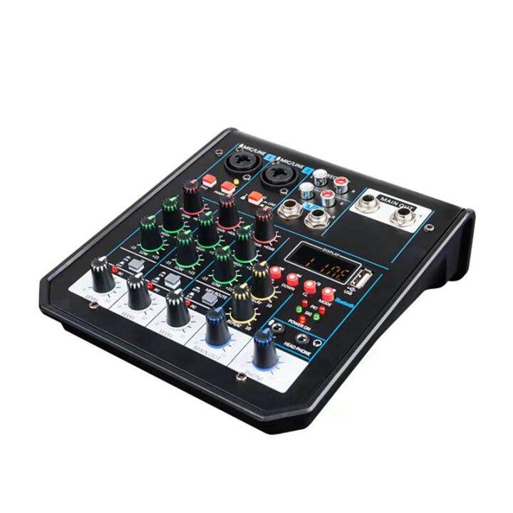 Professional Audio Mixer Bluetooth Mixer Mixing DJ Console with Reverb