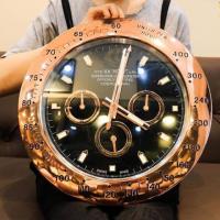 [COD]Luxury Design Rolexes Wall Watches Clock Metal Art Large Metal Cheap Wall Clock