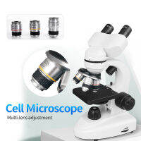 6000X-15000X ซูม Mikroskop HD Biologis Mikroskop Senyawa Laboratorium Digital dengan Lensa Mang Bidlebar 10X dan 50X แล็บคุณภาพสูง