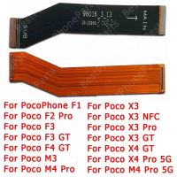 เหมาะสำหรับโทรศัพท์ Xiaomi Poco M3 M4 Pro 5G X3 NFC X4 F1 F2 F3 F4 GT กระดานหลัก Rion PCB ซ็อกเก็ตด็อคสายเมนบอร์ดโค้ง