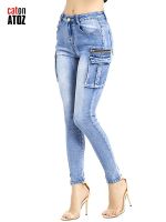 【YD】 catonATOZ 2237 2023 Fashion Pants Female Stretch Jeans Denim Tousers