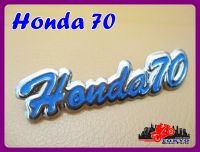 HONDA 70 WIND SHIELD EMBLEM "BLUE" (1 PC.) // โลโก้บังลม HONDA 70 สีฟ้า