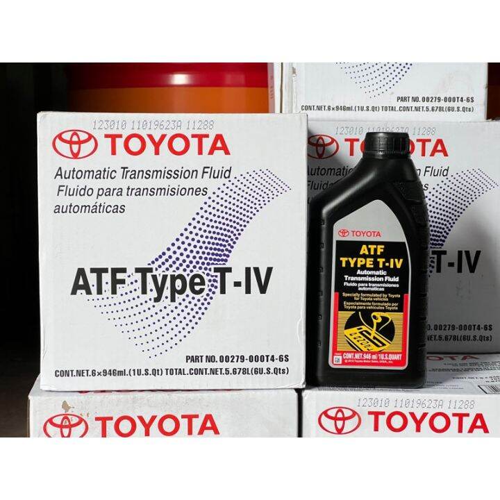 Toyota Atf T-IV T4 946 mL / 1 QUART AUTOMATIC TRANSMISSION FLUID 00289 ...