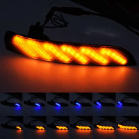 2Pcs แบบไดนามิก Blinker ไฟเลี้ยว Led รมควันไหลด้านหลังดูกระจกไฟแสดงสถานะสำหรับ Ford Kuga 2013-2018