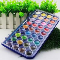 Solid Gouache Paint Set With Watercolor Powder Set Art In Case For Kids Painting Utensils 36 Colors Painting Materials