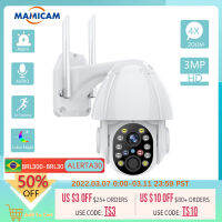 WIFI Security Camera Outdoor Video Surveillance External Protection Recorder PTZ AI Auto Tracking CC 4X ZOOM Color Night