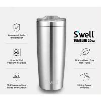 Swell tumbler แก้วเก็บอุณหภูมิ ขนาด 20oz แก้วน้ำเก็บร้อนเย็น