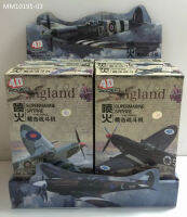 * 6ชิ้นเซ็ตสงครามโลกครั้งที่สองอังกฤษ Spitfire วอลเลย์นักรบ4D ประกอบ148ทหารเครื่องบินรุ่นจำลองของเล่น