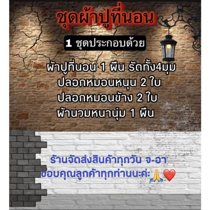 โปรพิเศษ-ผ้าปูที่นอน-พร้อมผ้านวม-ชุดเครื่องนอน-ครบชุด6ชิ้น-ผ้าปู-ผ้านวม-ปลอกหมอน-มีขนาด3-5f-5f-6f-มีเก็บเงินปลายทาง-ราคาถูก-ปลอกหมอน-ปลอกหมอนหนุน-ปลอกหมอนข้าง-ปลอกหมมอนยางพารา-ที่นอน-หมอน-เตียง-ผ้าปูท