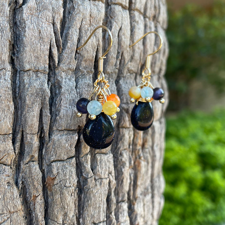 4unik-native-inspired-style-natural-stone-women-elegant-teardrop-blue-sandstone-dangle-earrings-bijoux-dropship-winning-store