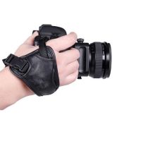 Professional Soft PU Leather Hand Grip Holder สายรัดข้อมือสายคล้องกล้องสำหรับอุปกรณ์เสริมกล้อง SLR สำหรับ Nikon Sony Canon-iold57 mall