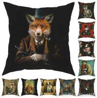 【CW】¤♂۩  45X45cm Animals Portrait Dog Cushion Covers Pillowcase