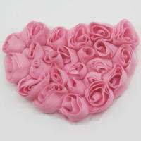 50pcslot Large Chiffon Rose Heart Applique for Baby Girls Jumpsuit Roompers Dress Shirts DIY Sewing Craft Accessories