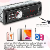 5208E 1 DIN Car Radio FM Autoradio AUX-in TF U Disk MP3 Player Handfree Auto Stereo Multimedia Audio In Dash Head Unit