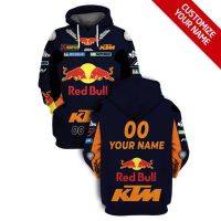 Red Bull KTM Racing ชื่อที่กำหนดเอง 3d Hoodie