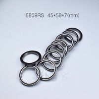 Bearing 10pcs 6809RS 45x58x7(mm) chrome steel rubber Sealed High speed Mechanical equipment parts