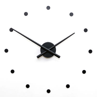 นาฬิกา DIY นาฬิกาติดผนังขนาดใหญ่ ZSHENG แฟชั่นที่สร้างสรรค์นาฬิกาสติกเกอร์ติดผนังที่เรียบง่ายห้องนั่งเล่นนาฬิกาแขวนผนังที่สร้างสรรค์12จุดเล็ก