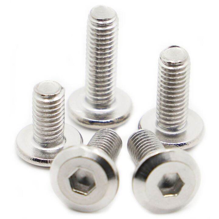 thumbnail image 2 of M3 M4 M5 M6 M8 M10 304 Stainless Steel Allen Head Hexagon Socket Flat 2 of 11