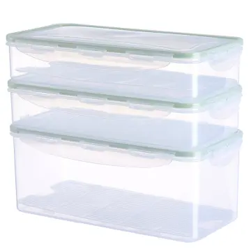 Refrigerator Food Storage Bins Food Containers with Lid for Kitchen Fridge  Cabinet Freezer Storage Box Organizer