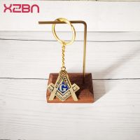 Masonic Key Chain Mason Freemason English words big “G” Pendant personalized creative waists ring creative simplicity gift