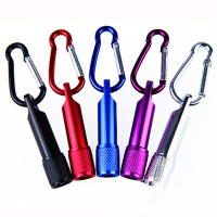 Outdoor Dangerous Survival Guide Pen ไฟฉายพกพา Carabiner High-Power Camping LED Flash Light Easy To Carry