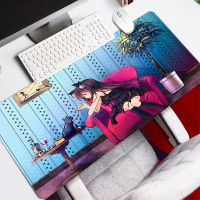 Japan Anime Cute Girl Gamer Mouse Pad 1000x500mm Locking Edge Keyboards Mat Non-slip Anime Mousepad Rubber Gaming Mousepads Desk Mat DIY Design