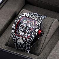 hot style Richards new six-pin mens multifunctional marble quartz watch business fashion for men and women