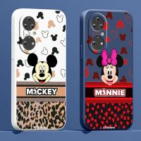 Nana Ko Electron】เคสโทรศัพท์ P40 P30 P50 Huawei,P20 Pro Lite Y9S Y9A Y9 Y6 Nova Y70 5T 9 5G ดิสนีย์มิกกี้ Minnie Art ปลอกเชือกเหลว