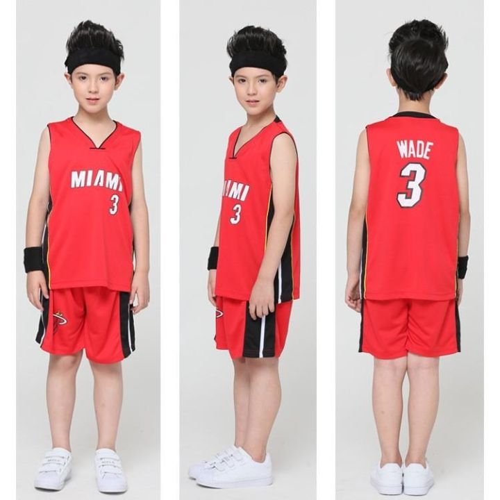 nba-miami-heat-no-3-dwyane-wade-basketball-jersey-kids-jersey