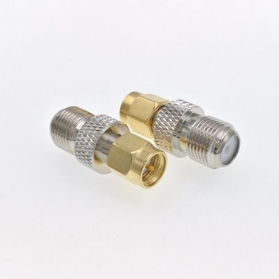 50pcs/100pcs F Female Jack To SMA Male Plug RF Coaxial Connector Copper Electrical Connectors