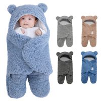 【CW】﹍  Baby Sleeping Ultra-Soft Fluffy Fleece Newborn Receiving Blanket Infant Boys Wrap Swaddle