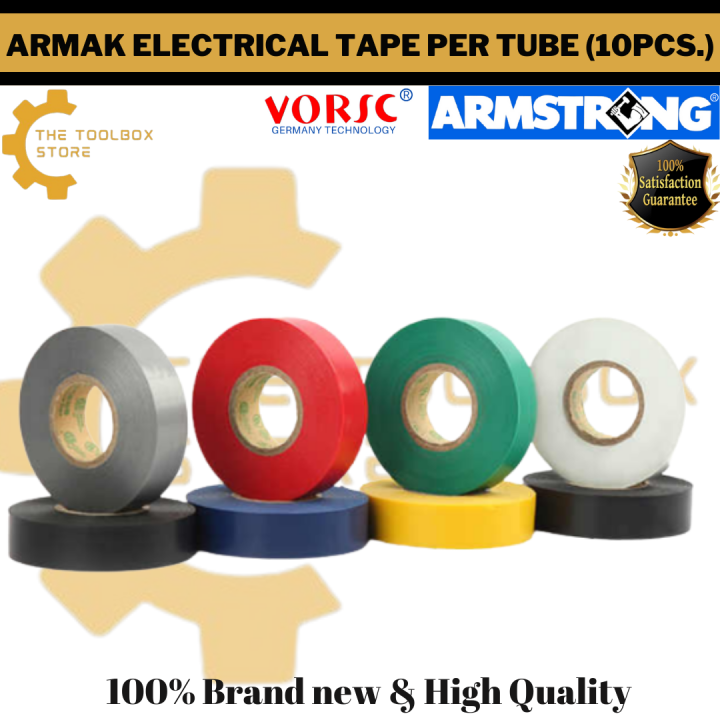 ARMAK ELECTRICAL TAPE Per Tube (10pcs.) | Lazada PH